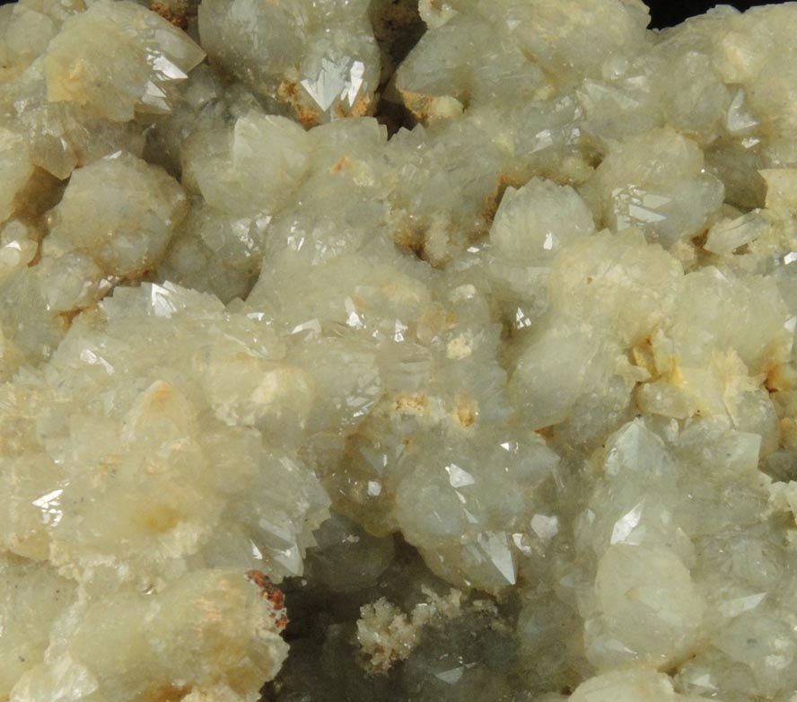 Detail view of mineral Quartz var. Green Quartz for sale from Signal Hill, Staten Island, New York City, Richmond County, New York