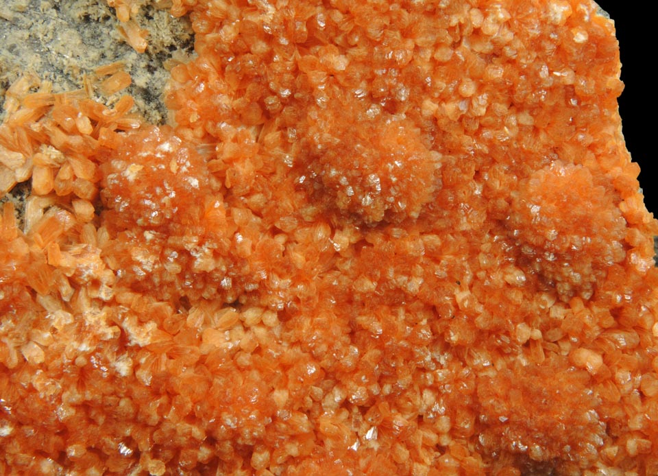 Detail view of mineral Stilbite-Ca for sale from Water Tunnel No.3 under Manhattan Island, New York City, New York County, New York