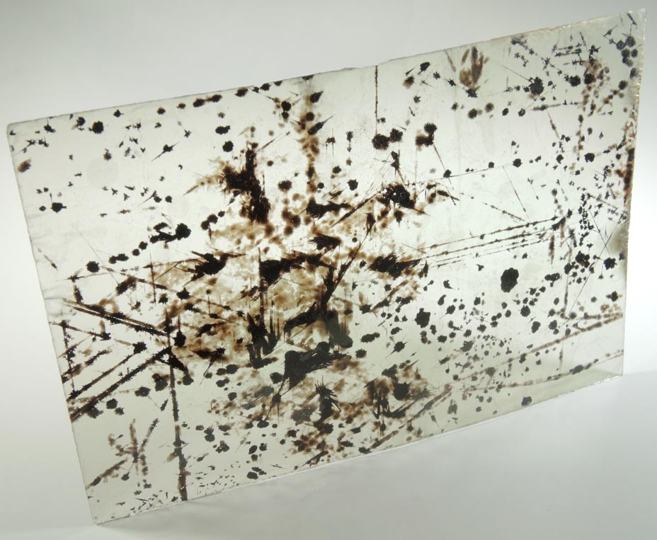 Mineral Muscovite with oriented magnetite, rutile, hematite inclusions for sale from 93rd Street at Riverside Drive, Manhattan Island, New York City, New York County, New York