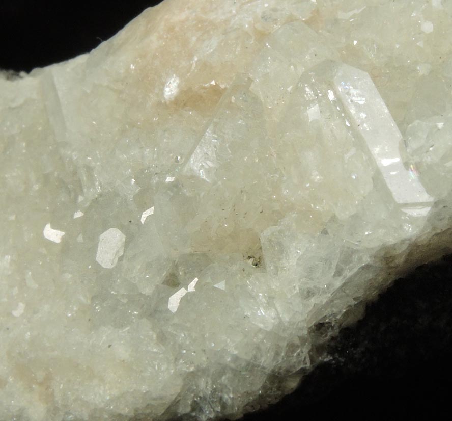 Detail view of mineral Apophyllite for sale from Water Tunnel No.3 under Manhattan Island, New York City, New York County, New York