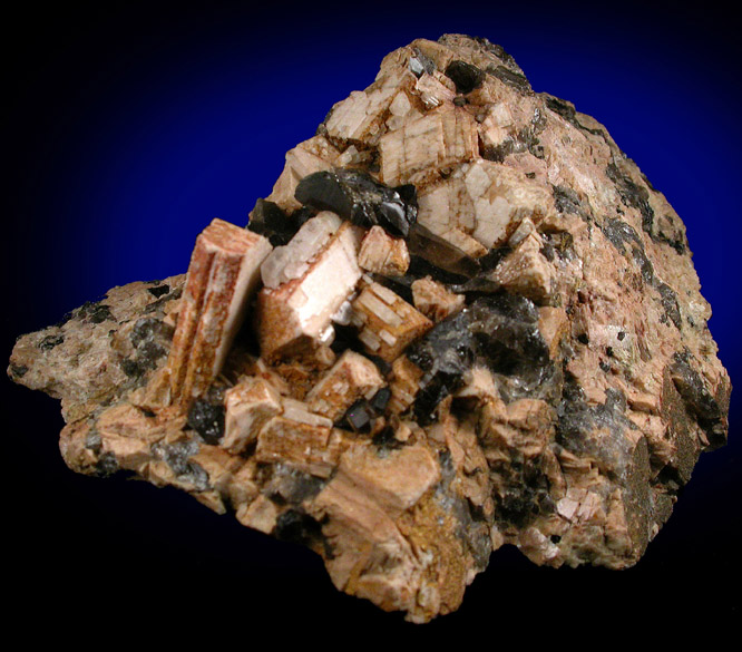 Orthoclase with quartz and adularia from Lafayette Avenue, Brooklyn 