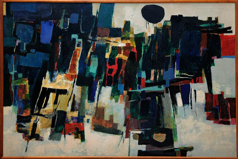 Northern Spaces - lacquer - 181x121cm - Whitney Museum of American Art 1958 Annual Exhibition: Sculpture, Paintings, Watercolors, Drawings 