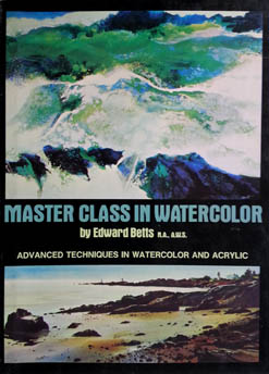 Cover of Betts book Master Class in Watercolor (1974) 