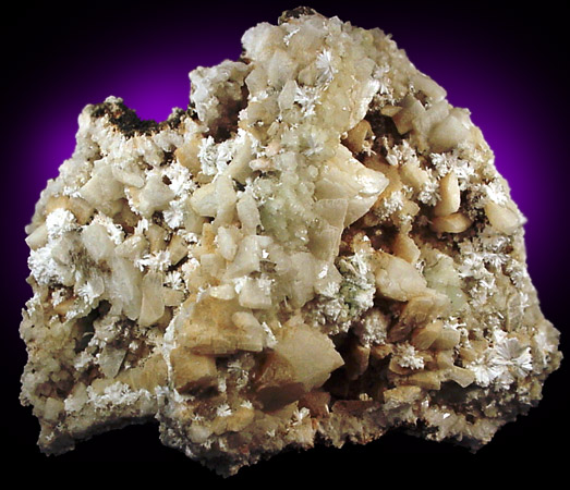 Mineral Specimens: Heulandite, Laumontite, Calcite, Quartz from Upper New Street Quarry, Paterson, New Jersey