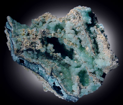 Mineral Specimens: Aurichalcite, Hemimorphite from 79 Mine, Hayden, Arizona